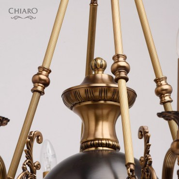 Люстра подвесная CHIARO 491012208 Габриэль 8x60W E14